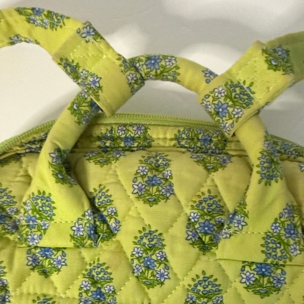 Vera Bradley Retired Citrus Elephant yellow/blue Backpack - Picture 15 of 16